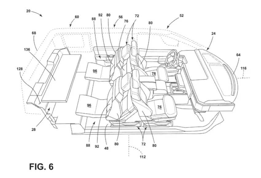 Ford Patent Reveals Innovative Reconfigurable Seating System ...