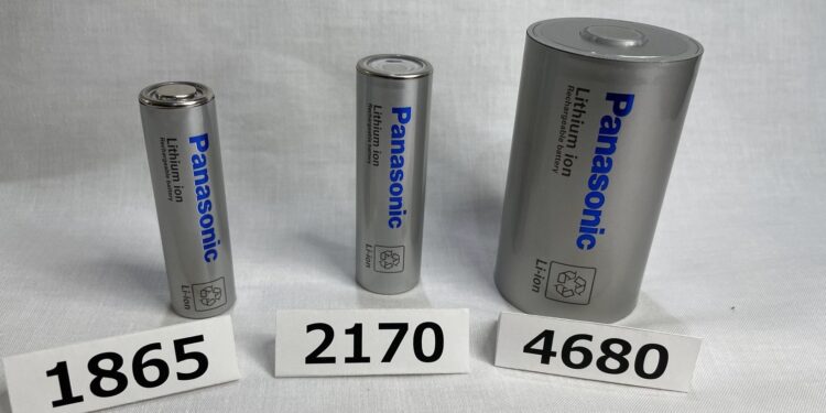 Panasonic Tesla 4680 battery cells