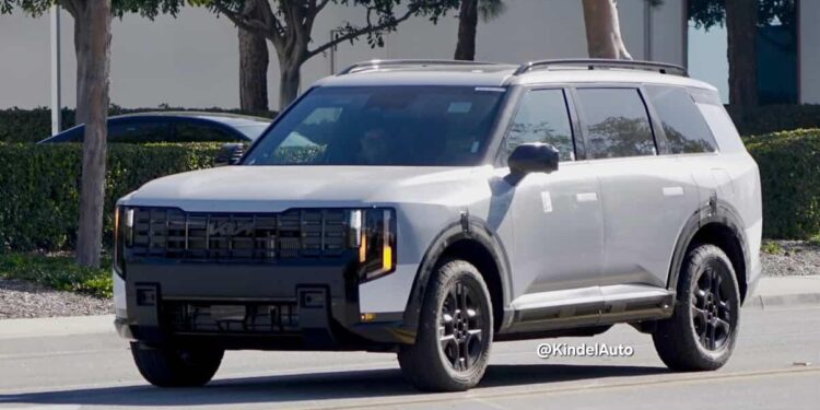 2027 Kia Telluride X-Pro Captured Testing in California After Official LA Auto Show Debut