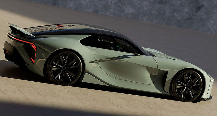 Lexus LFA EV Concept - Stanced
